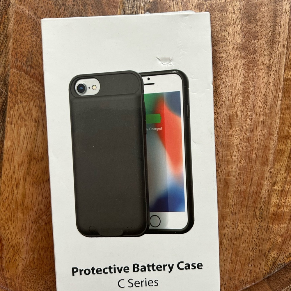Protective Battery Case for iPhone - Black